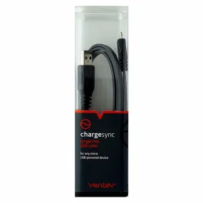 Ventev (572029) 3.3ft Chargesync Tangle Free Cable for Micro USB Devices - Gray