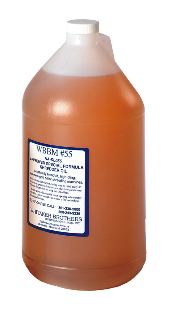 Whitaker Brothers 4 Gallons of Shredder Oil (case of 4 x 1 gallon jugs)