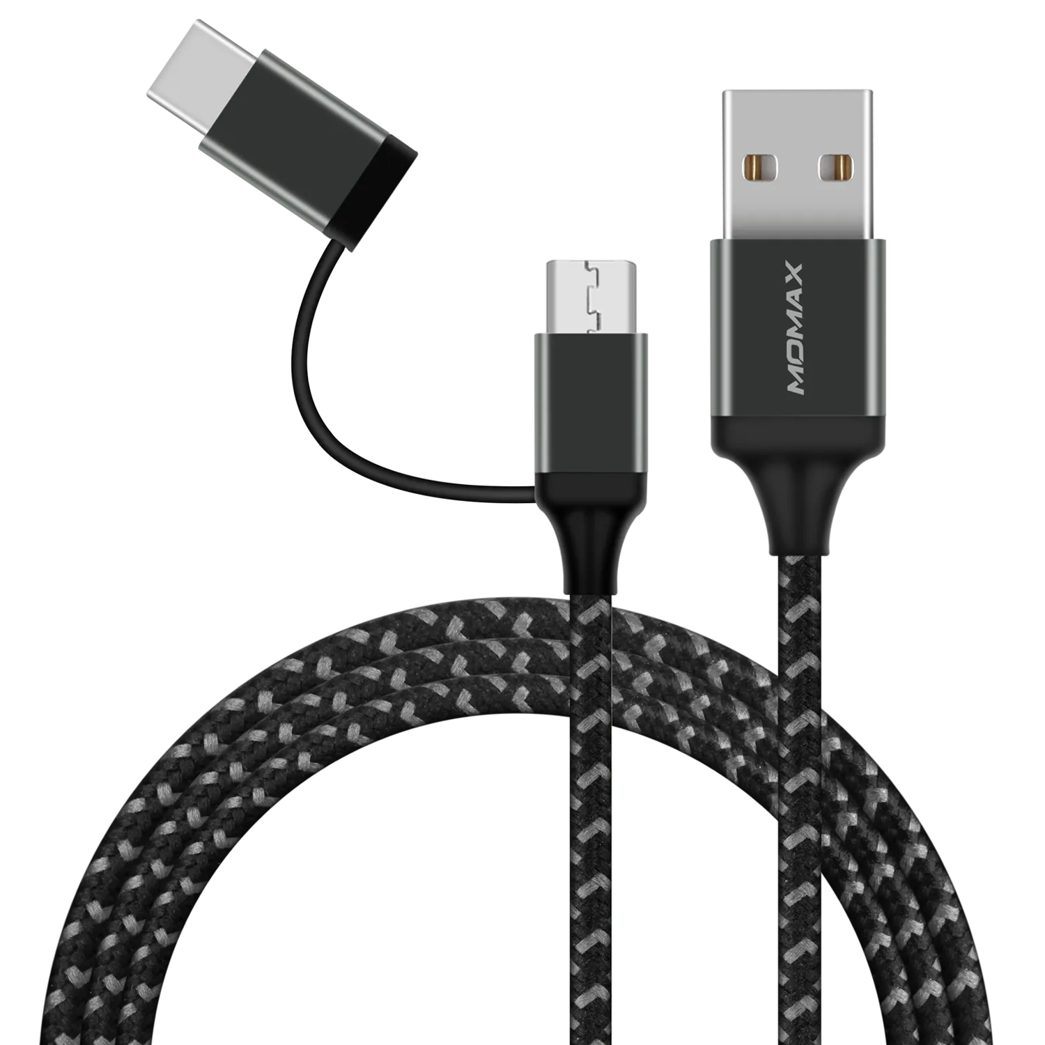 Zero 2-in-1 USB-C & Micro USB Cable Android (1M) DTC11